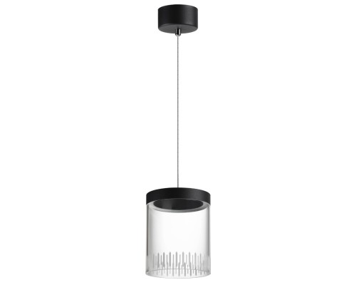 359008 OVER NT23 197 черный Светильник накладной светодиодный IP20 LED 4000K 18W 85-265V AURA