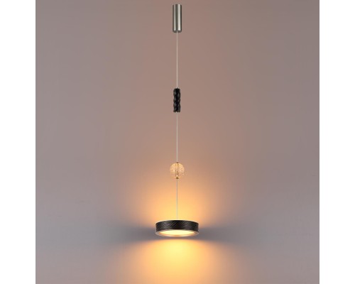 5451/32LB L-VISION ODL_EX26 017 черный/никель/металл/керамика/хрусталь/акрил Подвес LED 32W 2000К/3000K/4000K RIVIERA