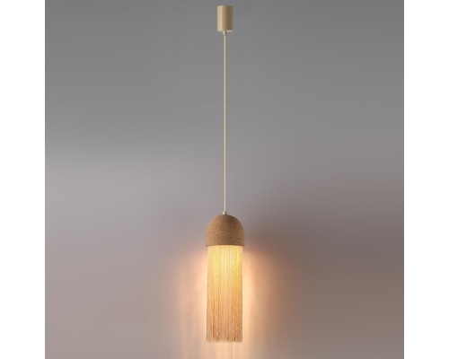 7073/1 ECODESIGN ODL26 Подвесной светильник бежевый/пробка/нити/металл IP20 LED GU10  5W 220-240V CORK