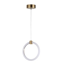 5297/7L LEDIO LN23 000 золотой Подвес LED 7W 3000K 574Лм 220V NOVA