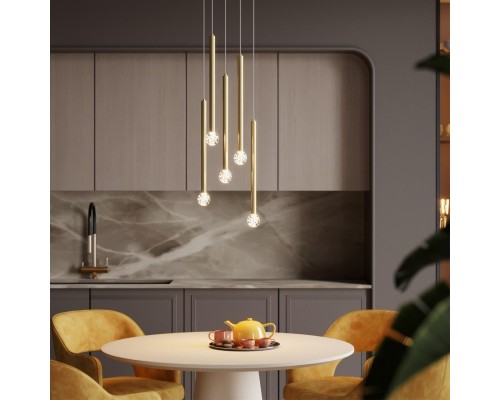 4373/3L HIGHTECH ODL23 123 черный/металл Подвесной светильник (база для встройки в комплекте) IP20 LED 3W Лм 3000K FIANO