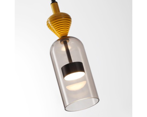 5046/12LB L-VISION ODL24 299 черный/светл.коричневый/металл/стекло/керамика Подвес LED 12W 4000К 1400Лм PALLETA