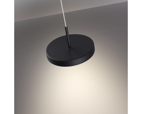 359281 OVER NT23 193 черный Светильник накладной светодиодный IP20 LED 18W 85-265V 1350Лм 3000К MIRROR