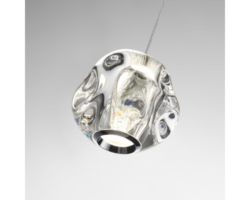 5084/5L L-VISION  хром/прозрачный/металл/акрил Подвес LED 5W 4000K 250lm JEMSTONE