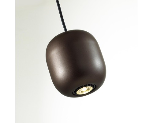 5060/1DA PENDANT ODL24 313 коричн./черный/металл Подвес GU10 LED 4W COCOON