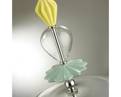 4893/1A CLASSIC ODL_EX22 35 хром/раноцветн./керамика/стекло Подвес E14 1*40W 4893/1A BIZET