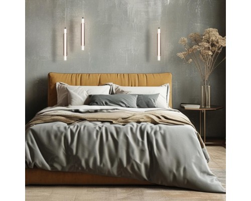 6556/15WCL LEDIO LN26 черный/дымчатый, металл/акрил/стекло Бра/подвес LED 15W 4000К 220V TRENDY