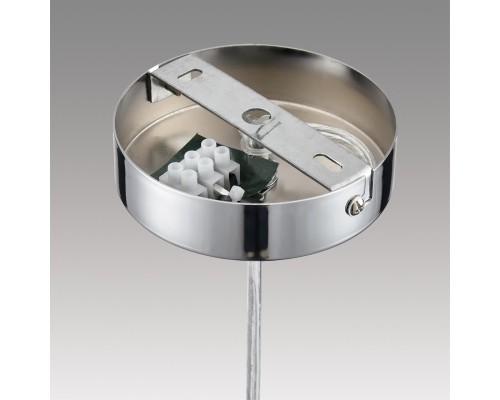 8064/1A MODERNI LN25 298 хром/зеленый, металл/стекло Подвесной светильник E27 1*60W 220V LORENZO