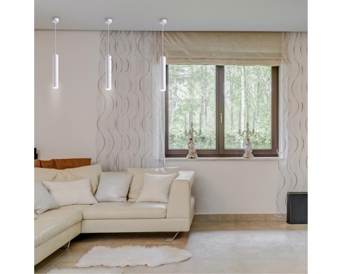 Накладной светильник, длина провода 1м Novotech 370621 Pipe белый GU10 50 Вт