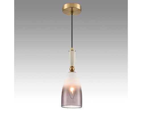 8285/1A SUSPENTIONI античная бронза/белый, металл/керамика/стекло Подвес Е14 1*40W 220V DERBI