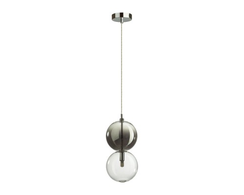 4980/1A PENDANT ODL22 000 хром/дымчатый/стекло Подвес G9 1*40W TWIXY