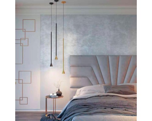 Подвесной светильник Odeon Light 3884/1GB Pipa черный GU10 50 Вт