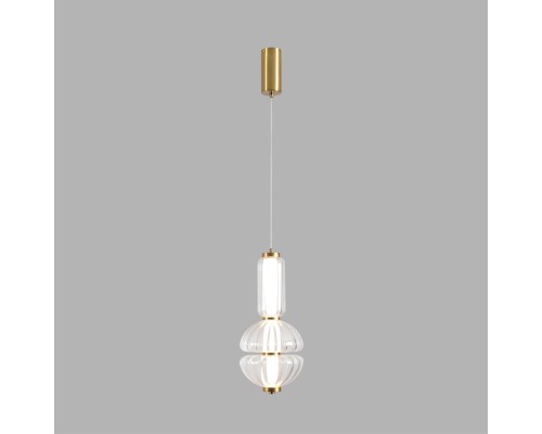 8325/28L LEDIO LN26 377 бронза/прозрачный, металл/стекло Подвес LED 13W 4000K 220V TAISHA