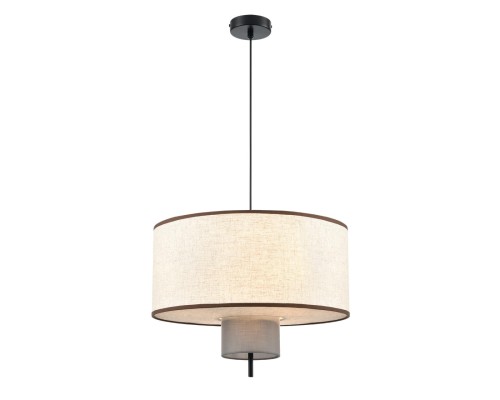 8282/4 MODERNI черный/бежевый/коричневый, металл/текстиль/стекло Светильник подвесной Е14 4*40W 220V SORENTO