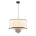 8282/4 MODERNI черный/бежевый/коричневый, металл/текстиль/стекло Светильник подвесной Е14 4*40W 220V SORENTO