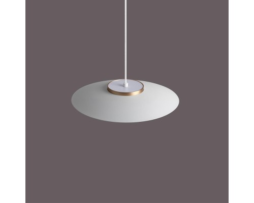 358895 OVER NT22 белый/золото Светильник накладной светодиодный, провод 2м IP20 LED 4000К 18W 220-240V PILZ