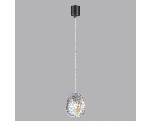 5039/1A MODERN ODL24 297 черный/перламутровый/металл/стекло Подвес G9 1*40W MUSSELS
