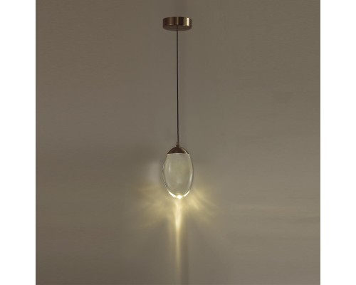 7159/3L HIGHTECH ODL26 Подвесной светильник бронза/хрусталь/металл IP20 LED 3W 400Лм 3000K 220-240V PURA