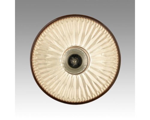 8054/1A SUSPENTIONI LN25 310 дерево/амбер металл/стекло Подвесной светильник E27 1*60W 220V NATANA