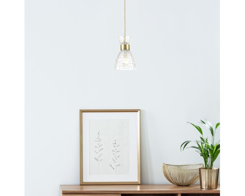 Подвес Lumion 3704/1 Jackie античная бронза E14 40 Вт