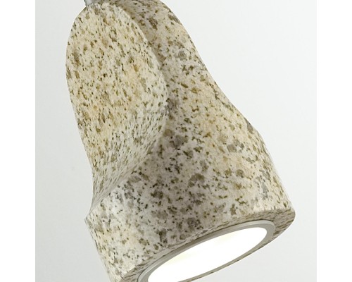7010/1C L-VISION ODL25 Подвесной светильник серый/камень IP20 LED 1*5W 3000K 220V PIETRA