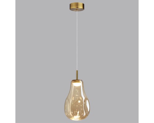 5098/4L PENDANT ODL25 423 античн.бронза/янтарный/металл/стекло Подвес LED 4W 4000K 388Лм NAVE