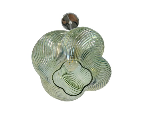 8289/1A MODERNI хром/зеленый, металл/стекло Подвес E27 1*60W 220V TIDE