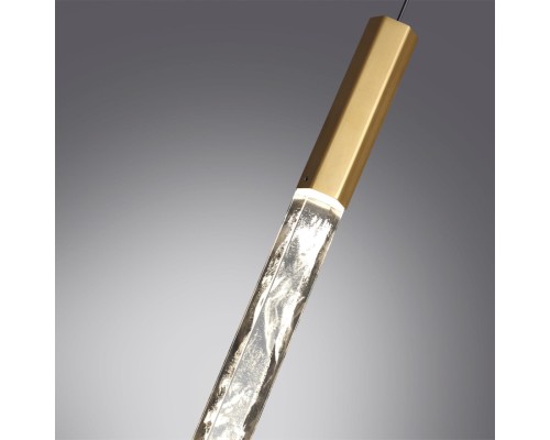 6679/4L L-VISION ODL24 149 Подвесной светильник античная бронза/металл/хрусталь IP20 LED 4W 240Лм 4000K ALETTA