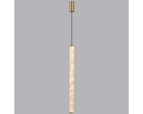 6674/20L  L-VISION ODL24 123  Подвесной светильник под латунь/металл/алебастр IP20 LED 20W 900Лм 3000K/4000K MARBELLA