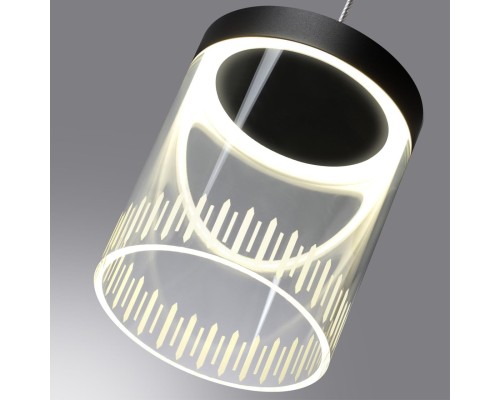 359008 OVER NT23 197 черный Светильник накладной светодиодный IP20 LED 4000K 18W 85-265V AURA