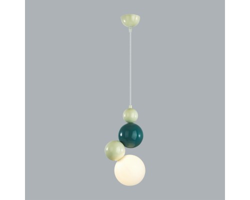 8008/1A MODERNI LN24 белый, голубой/белый металл/пластик Подвес G9 5W 220V BALLONS