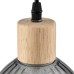 8053/1A SUSPENTIONI LN25 310 дерево/смоки металл/стекло Подвесной светильник E27 1*60W 220V NATANA