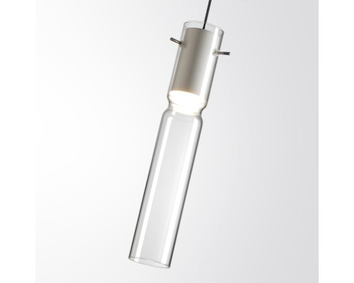 5058/5LB PENDANT ODL24 323 белый/прозрачный/металл/стекло Подвес LED 5W 3000K SCROW