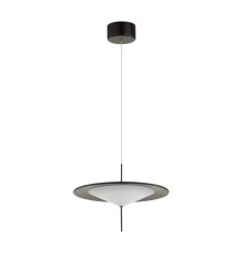 5012/16L L-VISION ODL23 281 черный/белый матовый металл/акрил Подвес LED 16W 3000K STEKA