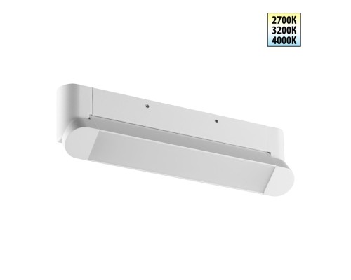 359801 OVER NT25 400 белый Светильник накладной с перекл. цв. температуры IP20 LED 12W 180-265V 2700К/3200К/4000К ITER