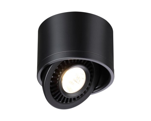 358812 OVER NT21 151 черный Светильник накладной светодиодный IP20 LED 9W 770Лм 4000K 220V GESSO