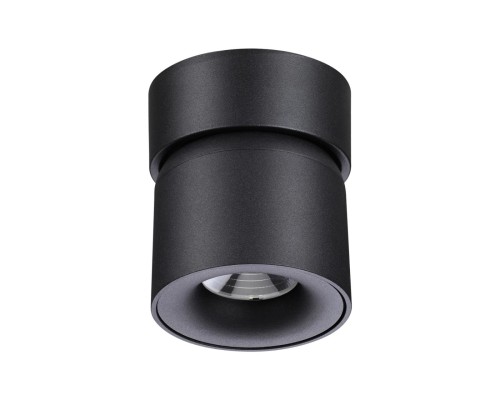 358809 OVER NT21 150 черный Светильник накладной светодиодный IP20 LED 10W 850Лм 4000K 220V GESSO