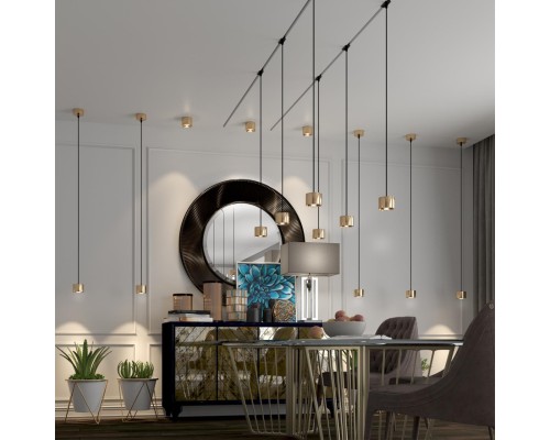 358669 OVER NT21 146 золото Светильник накладной светодиодный IP20 LED 4000К 12W 220V PATERA