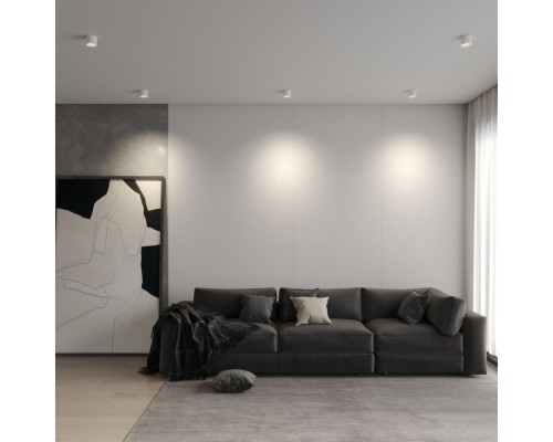 359592 OVER NT25 000 белый Светильник накладной светодиодный с переключ. цв. температуры IP20 LED 6W 220-240V 3000К\4000К\6000К ORBIS