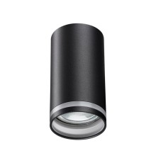 370889 OVER NT22 черный Светильник накладной IP20 GU10 9W 220V ULAR