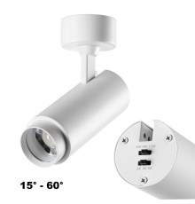 359223 OVER NT23 201 белый Светильник накладной с перекл. цв. температуры, мощности IP20 LED 3000К\4000К\6000К 5W/9W/13W 220V NAIL