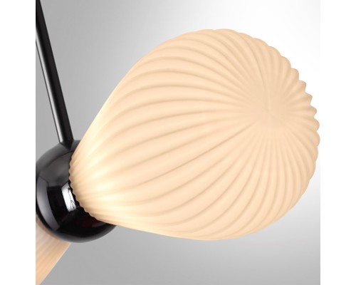 5418/2 MODERN ODL_EX23 000 черный хром/белый матовый/металл/стекло Подвес E14 2*40W ELICA