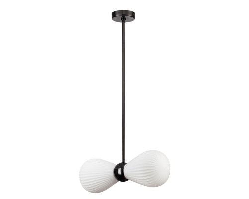 5418/2 MODERN ODL_EX23 000 черный хром/белый матовый/металл/стекло Подвес E14 2*40W ELICA