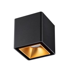 358487 OVER NT20 154 черный/золото Светильник накладной IP20 LED 4000K 10W 220V RECTE