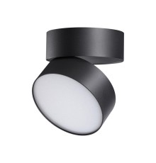 358750 OVER NT21 148 черный Светильник накладной светодиодный IP20 LED 24W 4000K 2100Лм 100-265V PROMETA