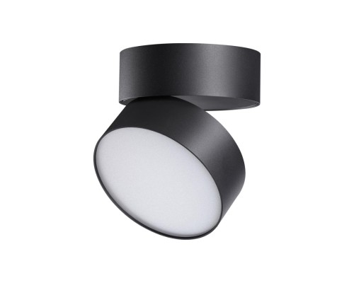 358750 OVER NT21 148 черный Светильник накладной светодиодный IP20 LED 24W 4000K 2100Лм 100-265V PROMETA