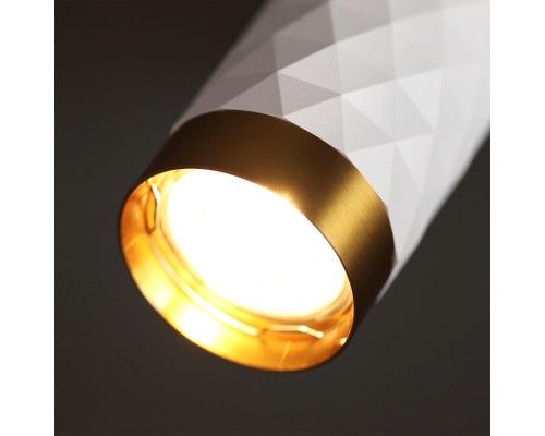 4286/1C HIGHTECH ODL22 213 белый/золотистый/металл Потолочный светильник IP20 LED GU10 max 10W AD ASTRUM