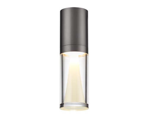 7143/4CL HIGHTECH ODL26 513 светильник темный никель/акрилл/металл IP20 LED 4W 280Лм 3000K 180° 220V DEFANCE