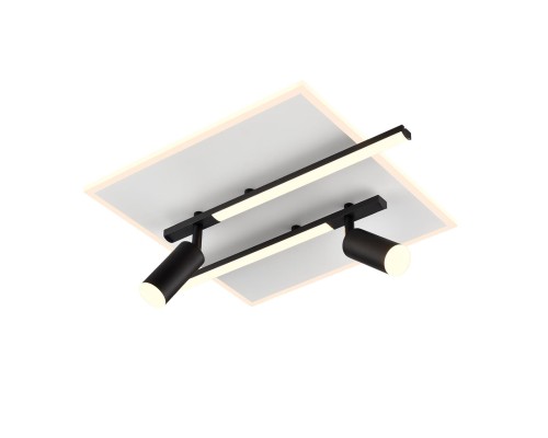 8256/40CL LEDIO белый/черный, металл/пластик Светильник потолочный LED 40W 3000-6500К 220V STELLS