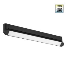 359800 OVER NT25 400 черный Светильник накладной с перекл. цв. температуры IP20 LED 24W 180-265V 2700К/3200К/4000К ITER